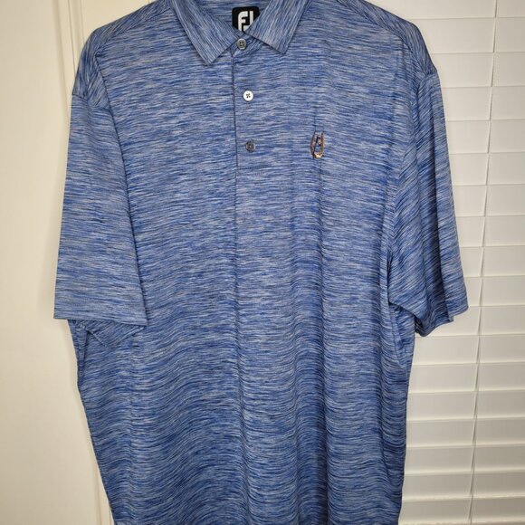FootJoy Other - FootJoy FJ Golf Polo Mens XL Embroidered Logo Blue Stripe
